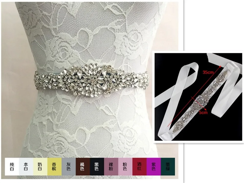270cm Handmade Crystal Wedding Belts Satin Rhinestone Wedding Accessories Bridal Ribbon Sash Belt for DIY Craft Supplies
270cm Handmade Crystal Wedding Belts Satin Rhinestone Wedding Accessories Bridal Ribbon Sash Belt for DIY Craft Supplies