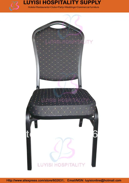 Черное окрашенное железное банкетное кресло LUYISI103025B|banquet chair|chair chairschair black |