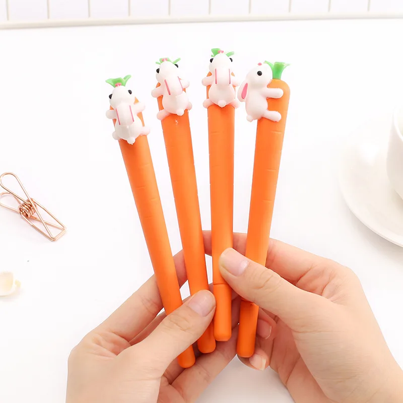 1PCS New Lovely Creative Cartoon Carrot Rabbit Gel Pens For Kids Novelty Gift Korean Stationery Office School Supplies
1PCS New Lovely Creative Cartoon Carrot Rabbit Gel Pens For Kids Novelty Gift Korean Stationery Office School Supplies