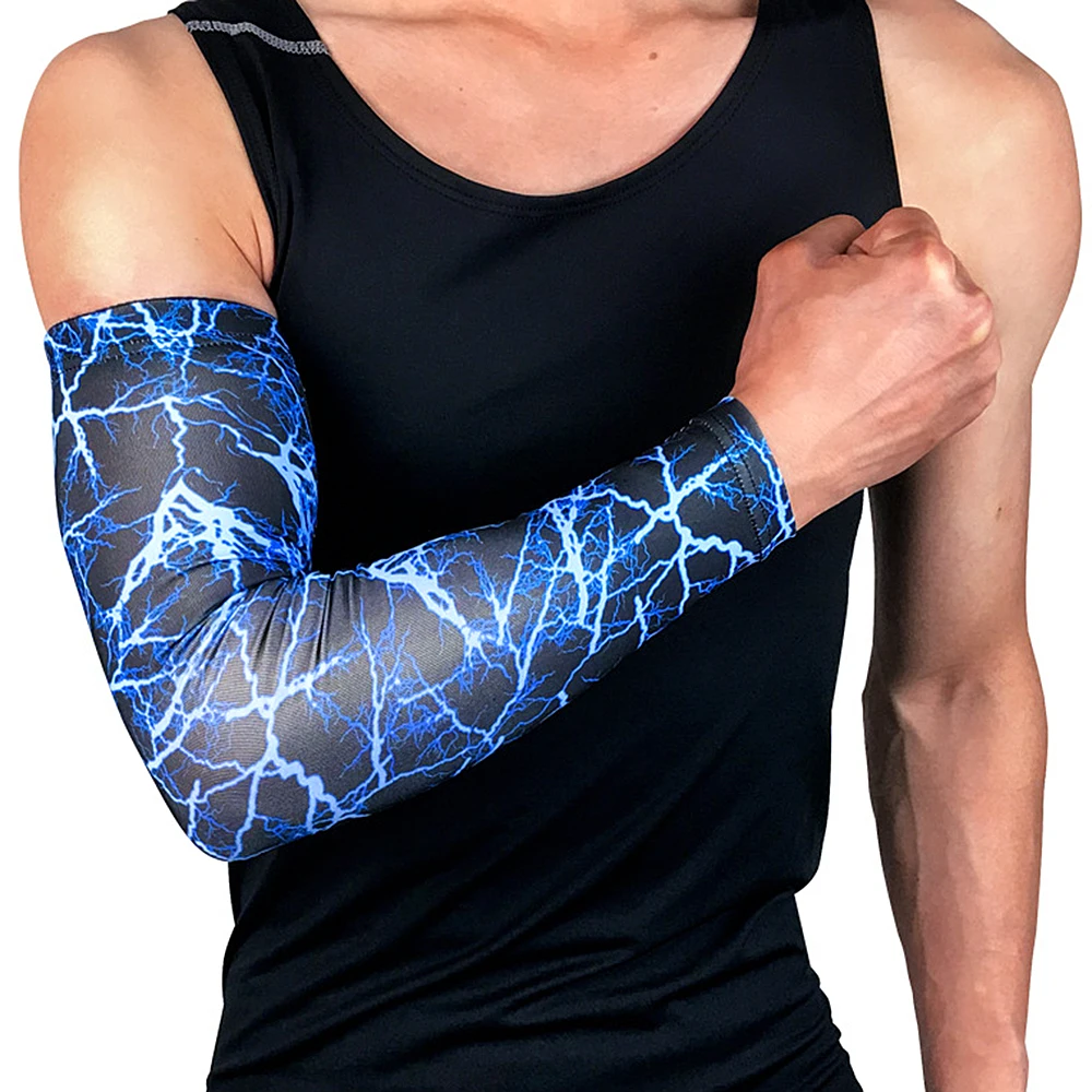 1PC High Quality Quick Dry UV Protection Running Arm Sleeves Basketball Elbow Pad Fitness Armguards Sports Cycling Warmers | Спорт и