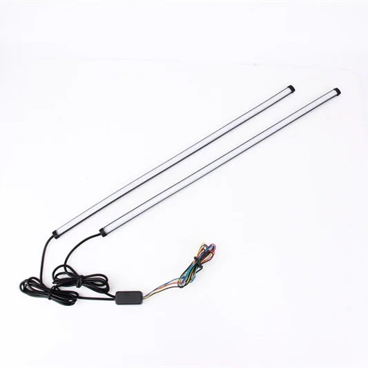 2pcs Dual color 30cm/45CM/60CM flowing Cotton light brake flashing multi-function daytime running light DRL
2pcs Dual color 30cm/45CM/60CM flowing Cotton light brake flashing multi-function daytime running light DRL