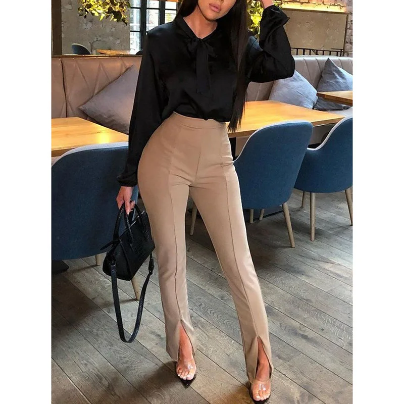 Ladies OL Style Women Pants Casual Pencil Pant High Waist Elegant Work Trousers Female Casual Pantalon Female Bottom SJ2869V
Ladies OL Style Women Pants Casual Pencil Pant High Waist Elegant Work Trousers Female Casual Pantalon Female Bottom SJ2869V