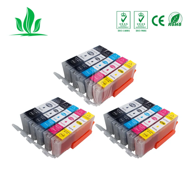 3 комплекта 470XL совместимый чернильный картридж PGI470 для Canon PIXMA MG6840 MG5740 MG 6840 TS6040