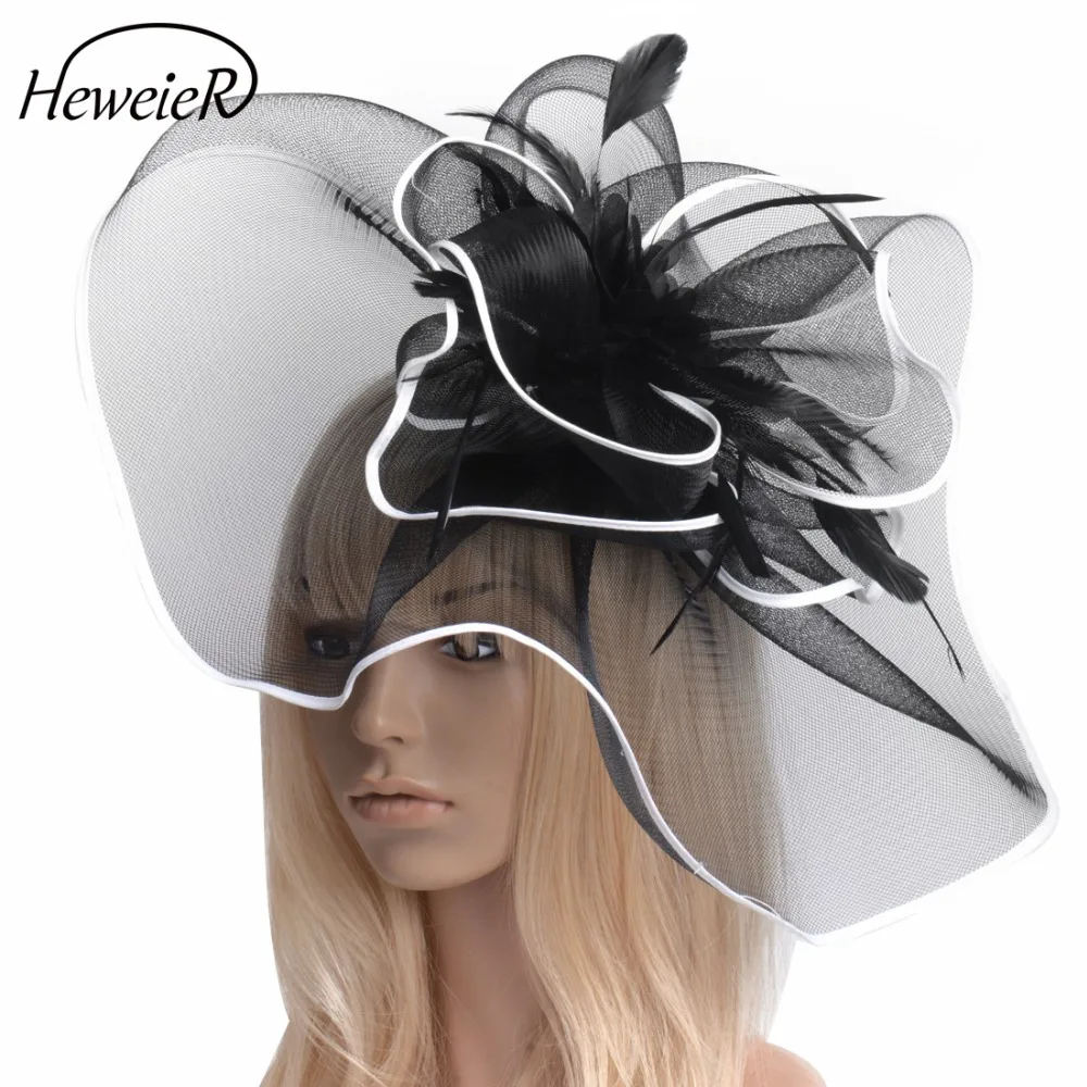 Women Lady Bridal Large Fascinator Hat Handmade Netting Feather Flower Hair Clip Cocktail Ascot Races Headwear Hairpin Hairpiece
Women Lady Bridal Large Fascinator Hat Handmade Netting Feather Flower Hair Clip Cocktail Ascot Races Headwear Hairpin Hairpiece