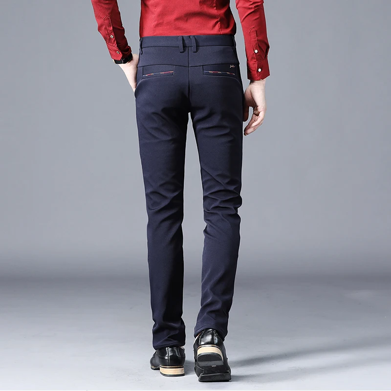 VROKINO brand Men's spring and autumn casual pants Business fashion Solid color Stretch pants male Straight Office pants
VROKINO brand Men's spring and autumn casual pants Business fashion Solid color Stretch pants male Straight Office pants