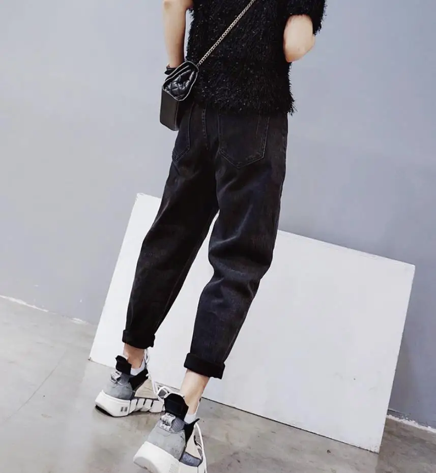 2019 fashion spring and autumn new cowboy harem pants loose thin feet trousers carrot pants pants women H271
2019 fashion spring and autumn new cowboy harem pants loose thin feet trousers carrot pants pants women H271