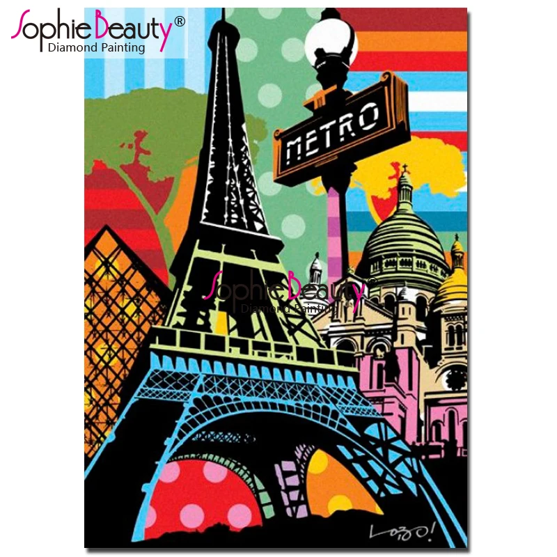 Sophie Beauty Full Square Round Diy Diamond Painting Cross Stitch Pattern Diamond Embroidery Paris Tower Room Decor Gift 19024
Sophie Beauty Full Square Round Diy Diamond Painting Cross Stitch Pattern Diamond Embroidery Paris Tower Room Decor Gift 19024