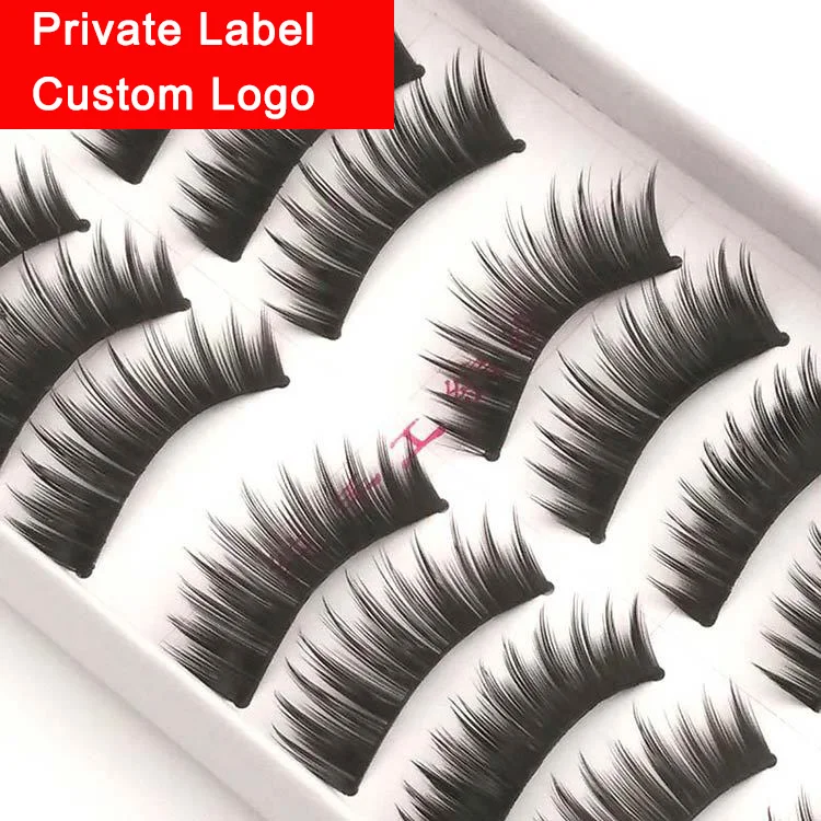 Private Label Custom Logo Wholesale 10 pairs/1 set Beauty Makeup False Eyelashes Black Nautral Eye Lashes Soft Natural Thick
Private Label Custom Logo Wholesale 10 pairs/1 set Beauty Makeup False Eyelashes Black Nautral Eye Lashes Soft Natural Thick