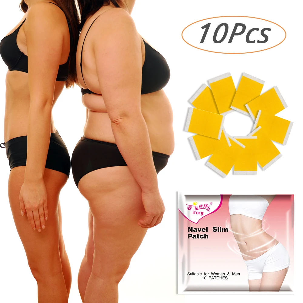 Ifory Slimming Patch Weight Loss Product Slim Patches Navel Stick Plaster Fat Burner Belly Body Shaper 10Pcs Dropshipping - купить по