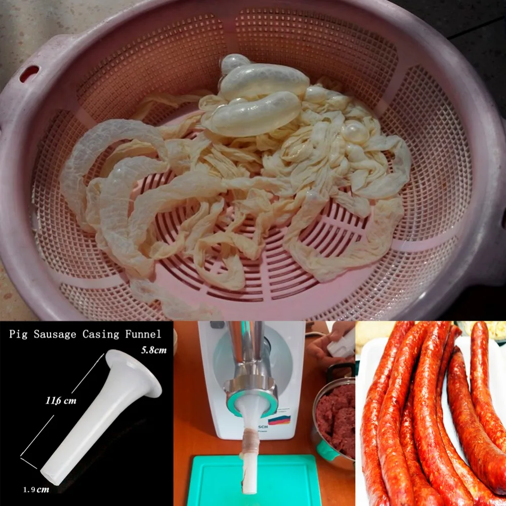 3pcs/Lot Casings for Sausage Caliber 50Mm Length 100Cm + Funnel Meat Filler Cooking Sausage Packaging Tools Inedible Casings
3pcs/Lot Casings for Sausage Caliber 50Mm Length 100Cm + Funnel Meat Filler Cooking Sausage Packaging Tools Inedible Casings