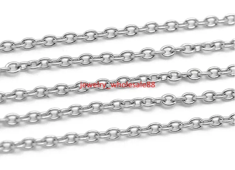 Lot 10meter Fashion tone 3mm Stainless Steel Smooth Oval Link Chain Jewelry Finding /Marking Chain DIY Jewelry
Lot 10meter Fashion tone 3mm Stainless Steel Smooth Oval Link Chain Jewelry Finding /Marking Chain DIY Jewelry
