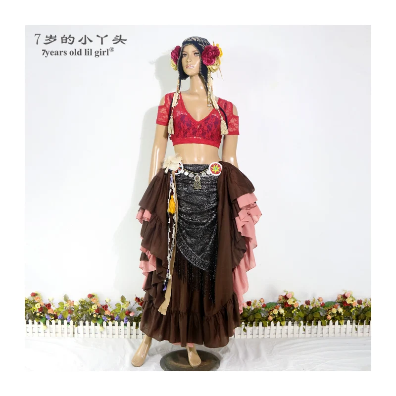 Iace Belly Dance Top Ats Tribal Choli Drop Short Sleeve Women's Costume BAA06 10
Iace Belly Dance Top Ats Tribal Choli Drop Short Sleeve Women's Costume BAA06 10