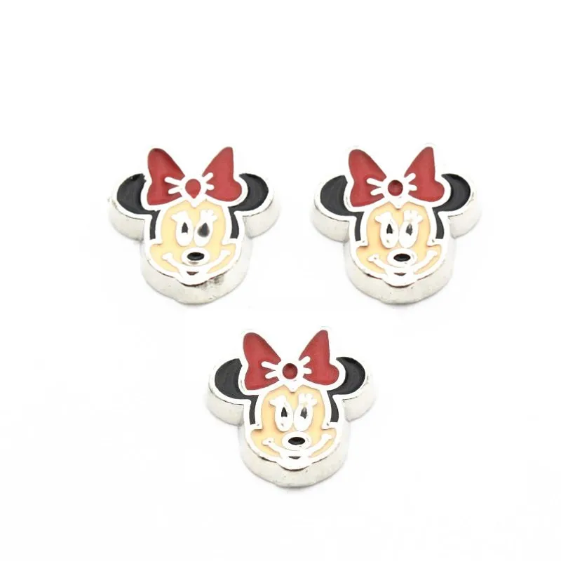 Mixs 20pcs/lot Metal Enamel Mickey Minnie Cartoon Floating Charms For Living Glass Floating Lockets Necklace Bracelet Jewelry
Mixs 20pcs/lot Metal Enamel Mickey Minnie Cartoon Floating Charms For Living Glass Floating Lockets Necklace Bracelet Jewelry