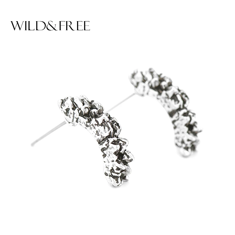 WILD & FREE Women 3 Colors New Zinc Alloy Stud Earrings Vintage Antique Gold Color Fashion Stud Earrings Jewelry
WILD & FREE Women 3 Colors New Zinc Alloy Stud Earrings Vintage Antique Gold Color Fashion Stud Earrings Jewelry