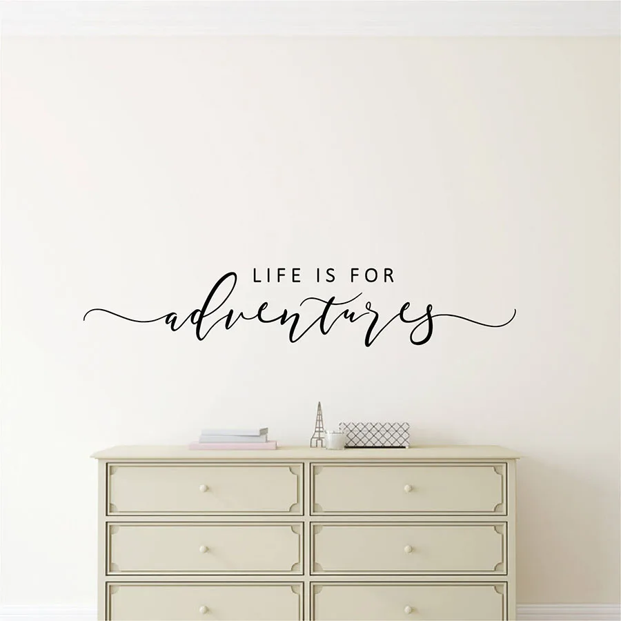 Lettering Wall Sticker Life is for Adventures Wall Decal Quote Inspirational Vinyl Wall Decor Quotes Travel Decoration D866
Lettering Wall Sticker Life is for Adventures Wall Decal Quote Inspirational Vinyl Wall Decor Quotes Travel Decoration D866