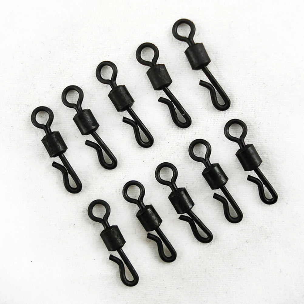 20Pcs black Q-Shape Matt Black Color For CarpTackle Quick Change Swivel Fishing Terminal Fishing UKsize 4#Accessory
20Pcs black Q-Shape Matt Black Color For CarpTackle Quick Change Swivel Fishing Terminal Fishing UKsize 4#Accessory