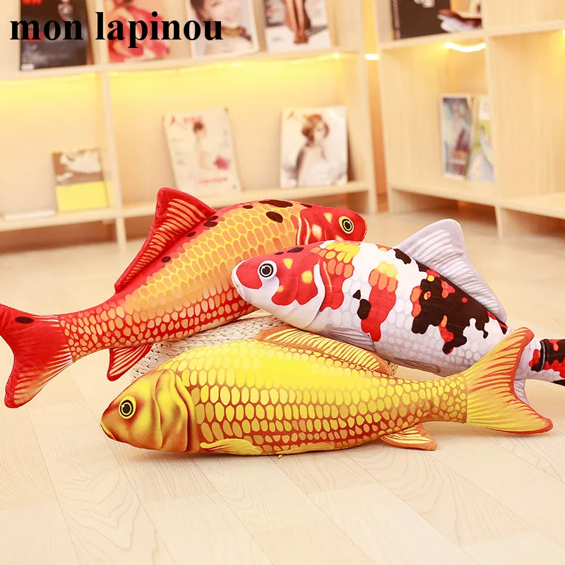 Koi Plush Toys Stuffed Soft Fish Doll Soft Koi Pillow Plush Goldfish Cushion Cat's Toys
Koi Plush Toys Stuffed Soft Fish Doll Soft Koi Pillow Plush Goldfish Cushion Cat's Toys