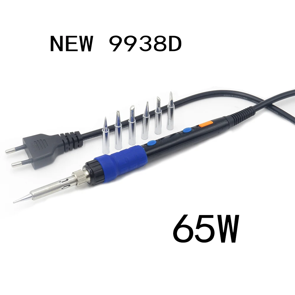 PJLSW 9938D NEW 65W Portable digital electric soldering iron repair essential silicone line high temperature adjustable thermost
PJLSW 9938D NEW 65W Portable digital electric soldering iron repair essential silicone line high temperature adjustable thermost