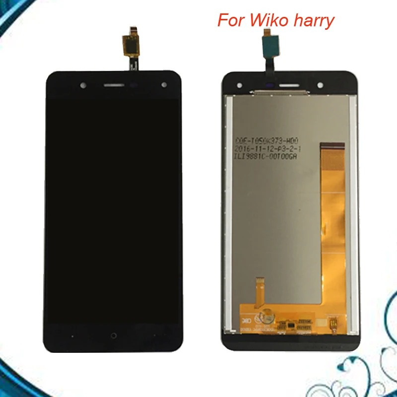Для wiko Гарри ЖК дисплей Дисплей и Сенсорный экран Digitizer Ассамблеи полный lcd для