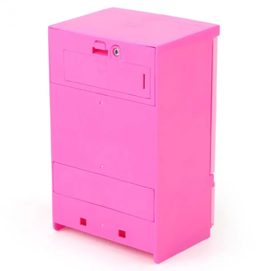 Mini Pink Refrigerator Fridge Kids Children Role Play Toy Indoor Game Playing House Educational Home Appliance | Игрушки и хобби