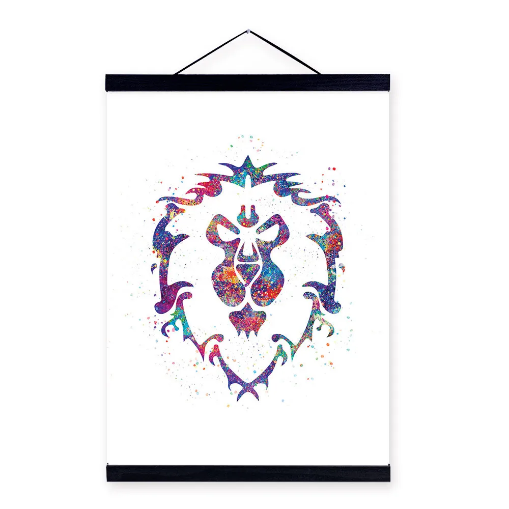 Original Watercolor WOW Alliance Horde Logo Game Movie A4 Art Print Poster Wall Picture Canvas Painting No Frame Boy Room Decor
Original Watercolor WOW Alliance Horde Logo Game Movie A4 Art Print Poster Wall Picture Canvas Painting No Frame Boy Room Decor