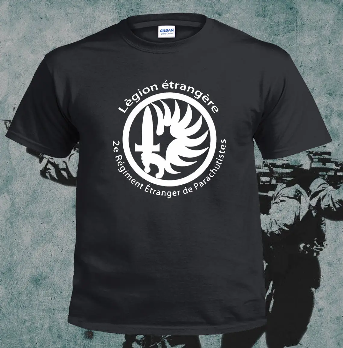 

2019 Summer Fashion Men O-Neck T Shirt Inspired Legion Etrangere Special Forces World War Army Black Design T Shirt