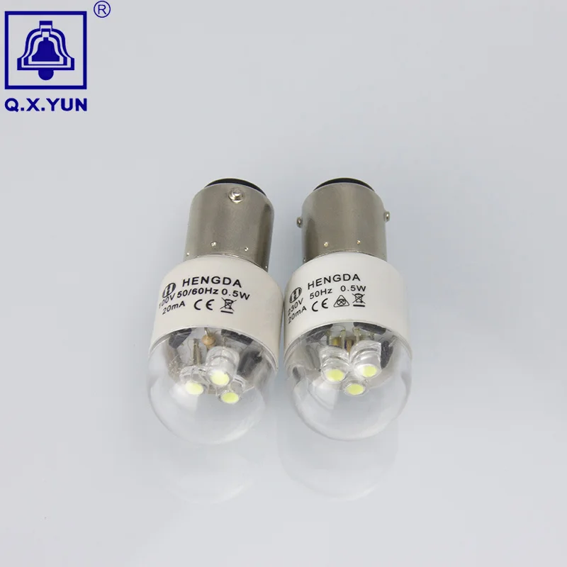 LED Light Bulbs for Singer Home Sewing Machine 0.5W 220 Volts Push In Type #LED-BA15D 220V/110V Refrigerator lamp
LED Light Bulbs for Singer Home Sewing Machine 0.5W 220 Volts Push In Type #LED-BA15D 220V/110V Refrigerator lamp