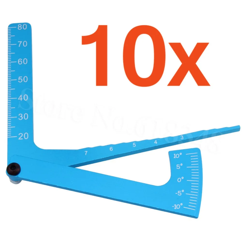 10pcs/Lot Camber Gauge Metal Angle Adjusting Ruler For 1:8 1/10 On Road RC Car Repair Tools
10pcs/Lot Camber Gauge Metal Angle Adjusting Ruler For 1:8 1/10 On Road RC Car Repair Tools