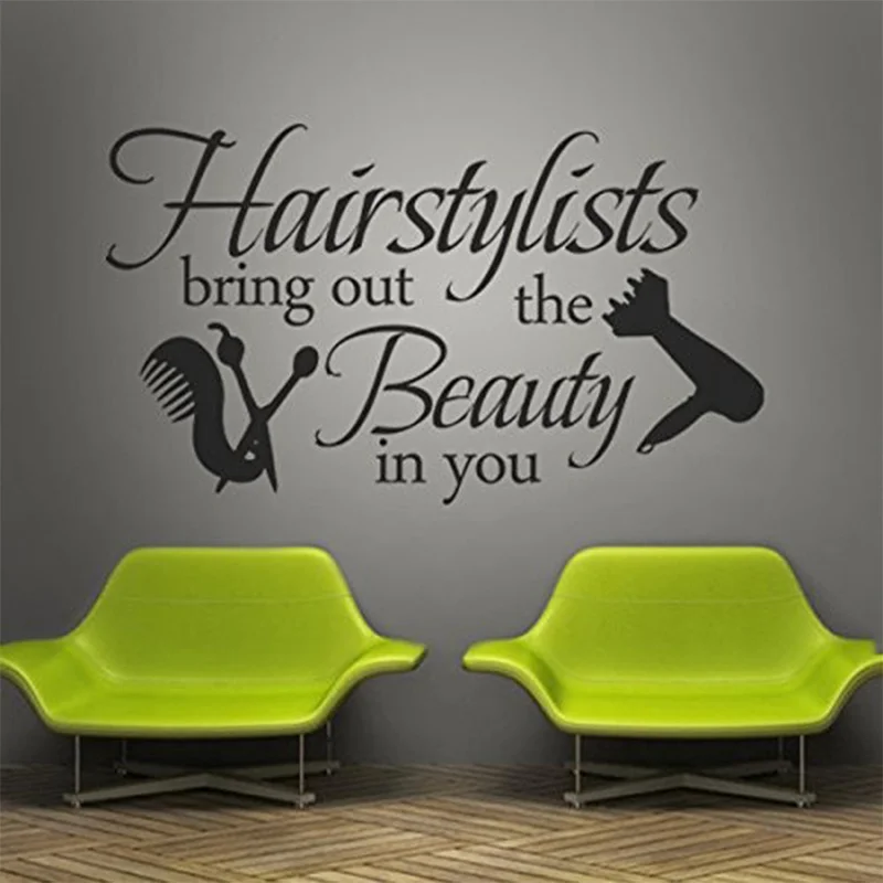 Hair Salon Vinyl Wall Decal Graphic Beauty Salon Shop Decor Decorative Wall Sticker Lettering Words Wall Quotes Salon Decoration
Hair Salon Vinyl Wall Decal Graphic Beauty Salon Shop Decor Decorative Wall Sticker Lettering Words Wall Quotes Salon Decoration