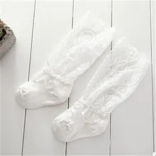 Милые мягкие кружевные носки для маленьких девочек детские