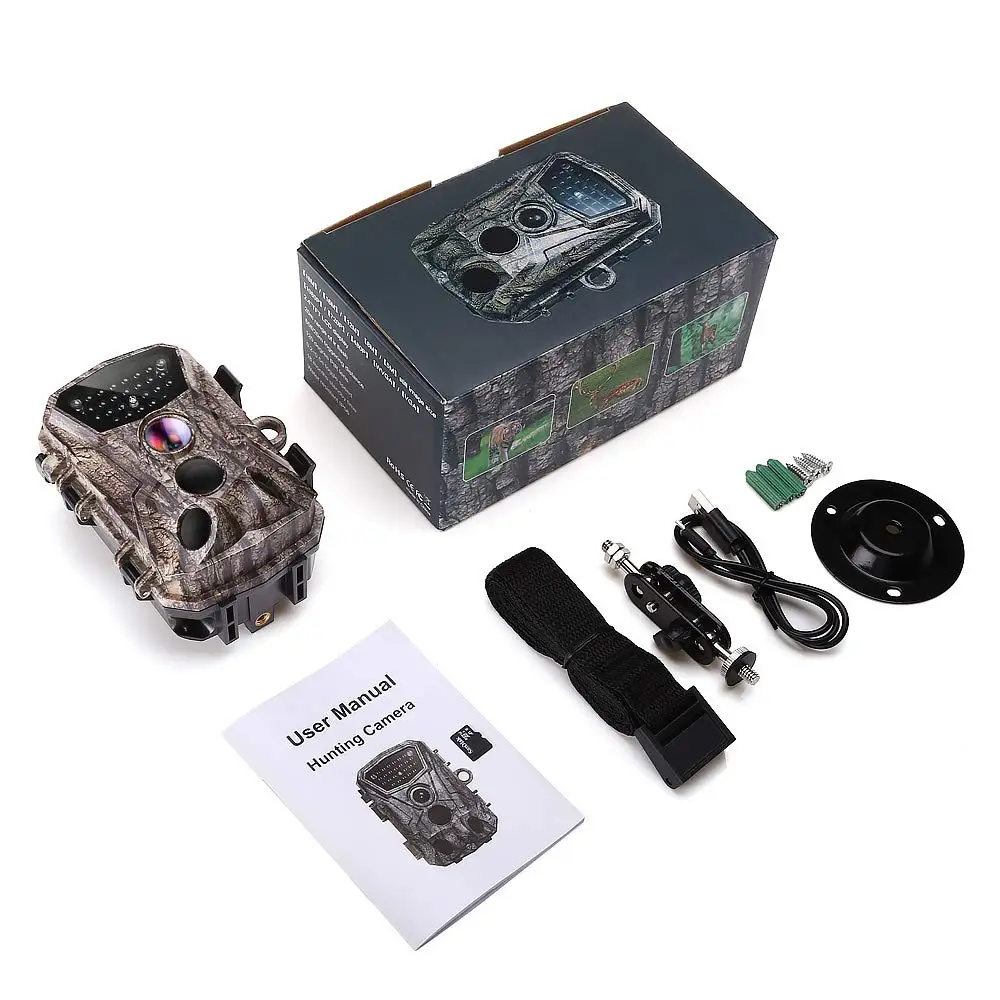Hunting Camera Trap Photo Night Vision 3PIR Sensor Hunter Wildcamera NO MMS Email Game Scout Guard Chasse Wildlife Camera H883
Hunting Camera Trap Photo Night Vision 3PIR Sensor Hunter Wildcamera NO MMS Email Game Scout Guard Chasse Wildlife Camera H883