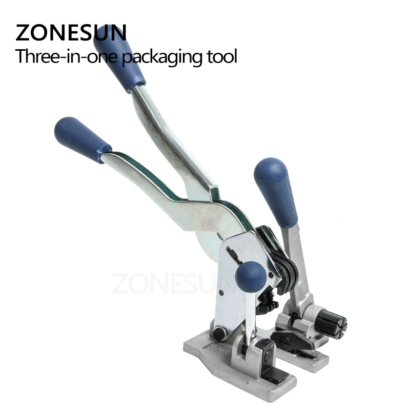 ZONESUN Manual strapping tool packaging tool multifunction plastic 13mm PP packing strap belt tensioner cutter hand tool set
ZONESUN Manual strapping tool packaging tool multifunction plastic 13mm PP packing strap belt tensioner cutter hand tool set