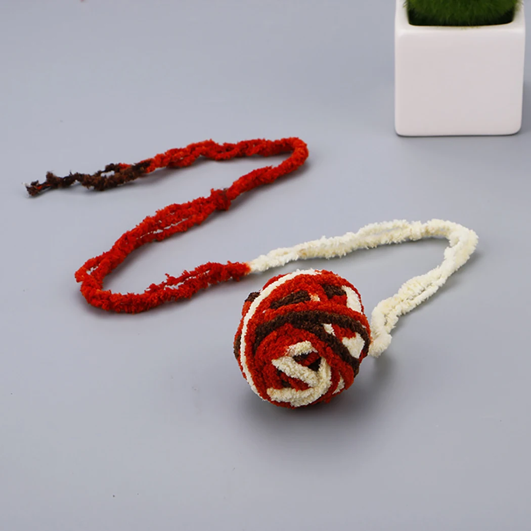 2PCS Cat Rope Toy Funny Interactive Cat Ball Toy Pet Play Toy Stripe Rope Round Ball Long Tail Bell Pet Cat Bite Play Toy
2PCS Cat Rope Toy Funny Interactive Cat Ball Toy Pet Play Toy Stripe Rope Round Ball Long Tail Bell Pet Cat Bite Play Toy