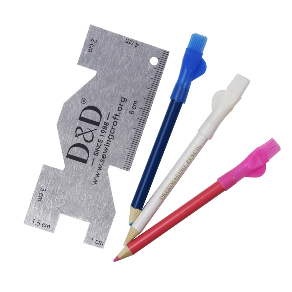 Sewing Kits Metal Sewing Measuring Gauge Quilting Rulers&Tailor's Pencil Patchwork Needlework Tools Accessories
Sewing Kits Metal Sewing Measuring Gauge Quilting Rulers&Tailor's Pencil Patchwork Needlework Tools Accessories