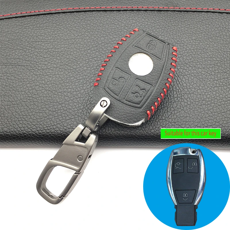 High quality 100% car leather key cover for Mercedes-Benz W203 W210 W211 W124 3 buttons leather car remote key case Accessories
High quality 100% car leather key cover for Mercedes-Benz W203 W210 W211 W124 3 buttons leather car remote key case Accessories