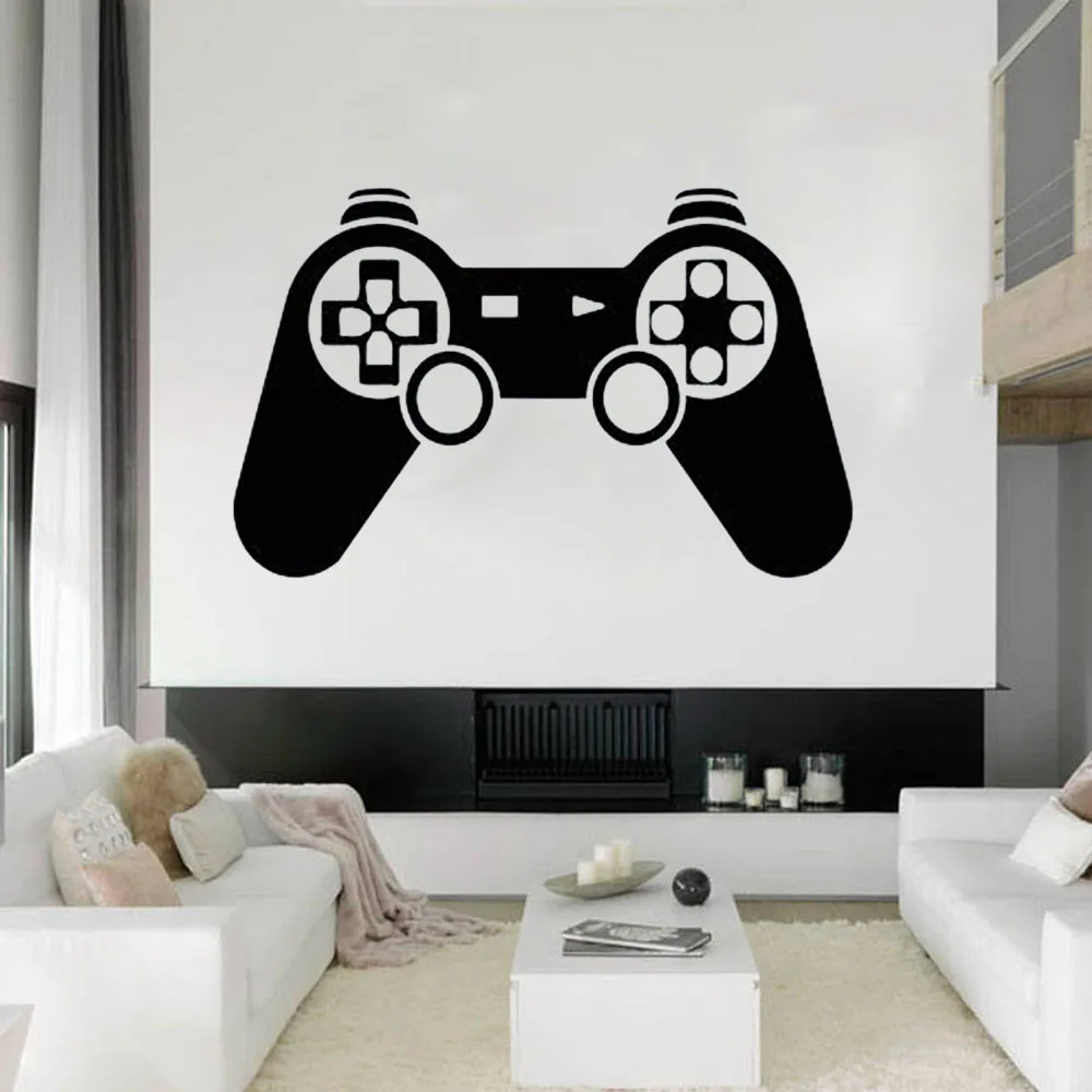 Настенные наклейки для игр PlayStation Art настенные мальчиков декоративная наклейка