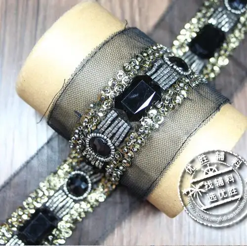2Yard Gold Bead Sequin Lace Trims Beaded Rhinestone Ribbon For Sewing Clothing Collar Headdress Accessories Mesh Lace Decoration
2Yard Gold Bead Sequin Lace Trims Beaded Rhinestone Ribbon For Sewing Clothing Collar Headdress Accessories Mesh Lace Decoration