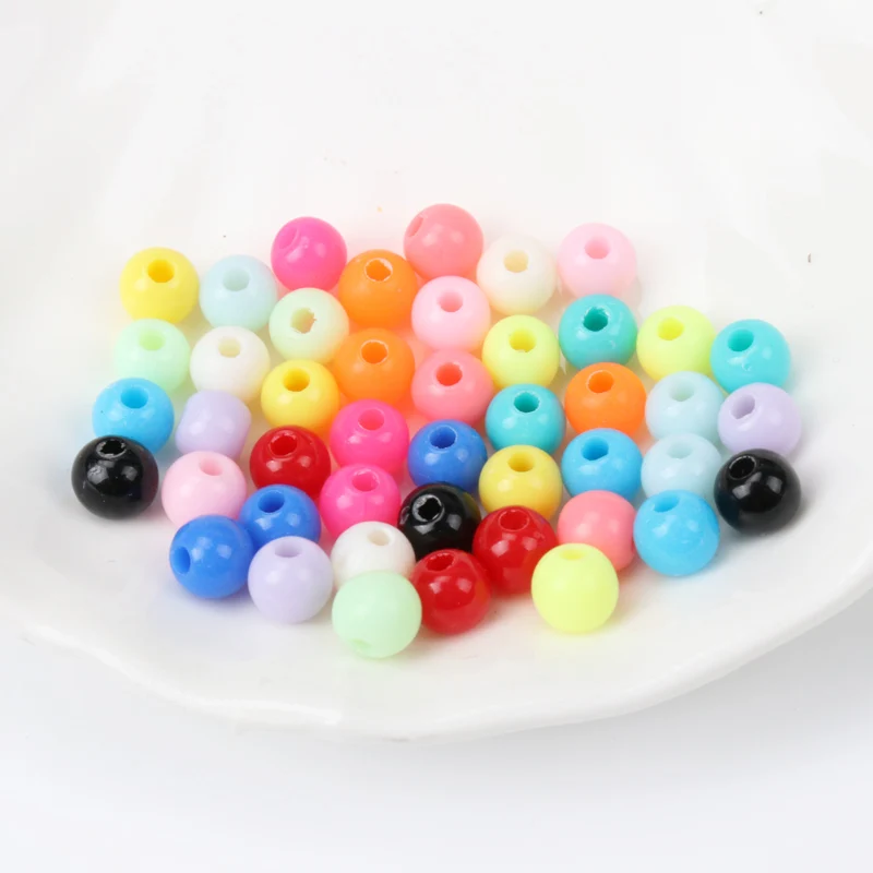 16 Color Solid color Acrylic Round Spacer Beads For Jewelry making DIY 6mm 200pcs KL58
16 Color Solid color Acrylic Round Spacer Beads For Jewelry making DIY 6mm 200pcs KL58