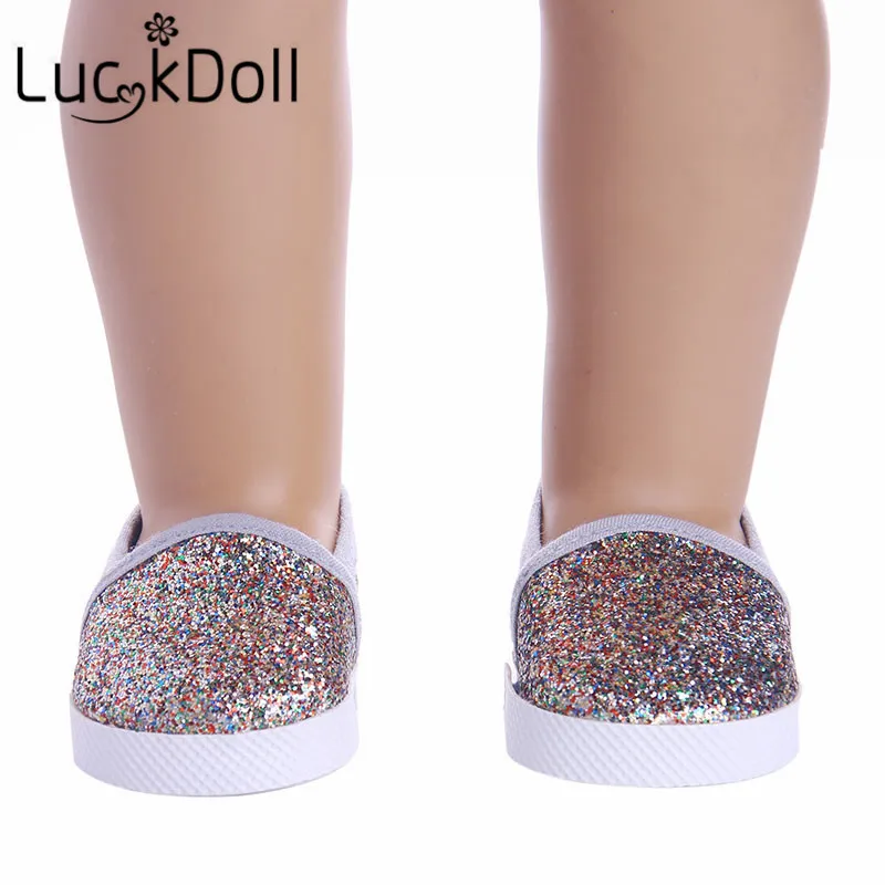 New arrive Popular Light golden shoes fit 18 inch dolldoll accessories gift for children N1084
New arrive Popular Light golden shoes fit 18 inch dolldoll accessories gift for children N1084