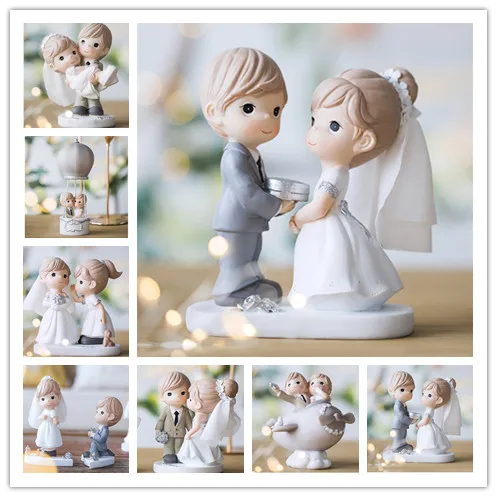 Mixed Style New Wedding Cake Topper Figurines Bride and Groom Cake Topper Cake Decorating Engagement / Wedding Gifts for wedding
Mixed Style New Wedding Cake Topper Figurines Bride and Groom Cake Topper Cake Decorating Engagement / Wedding Gifts for wedding