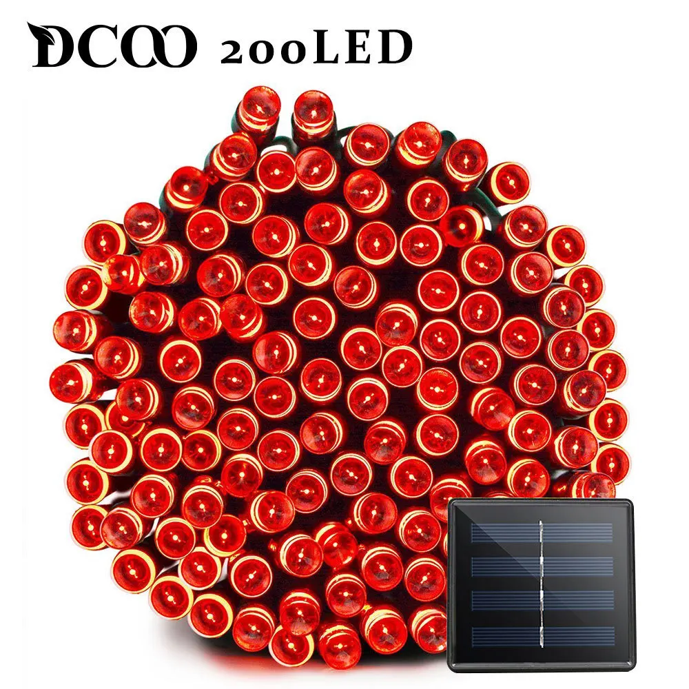 Dcoo Solar LED String Lights 200 LEDs 8 Modes 3 Colors 22meter Garden Lights Outdoor String Lighting Party Wedding Decoration
Dcoo Solar LED String Lights 200 LEDs 8 Modes 3 Colors 22meter Garden Lights Outdoor String Lighting Party Wedding Decoration