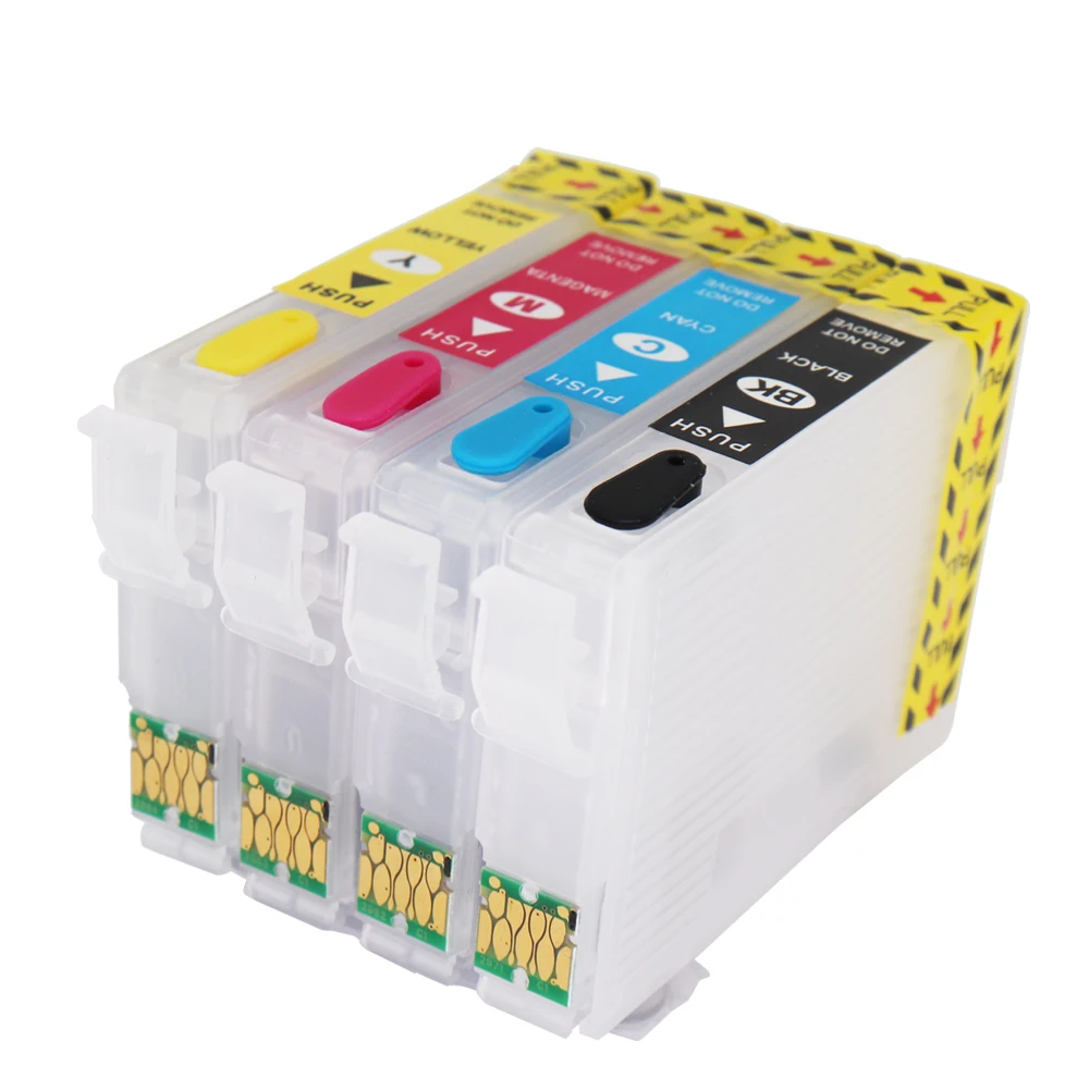 T1621-T162 T1631-T1634 Refillable Ink Cartridge With ARC Chip For Epson WF-2010W WF-2510WF WF-2520NF WF-2530DW WF-2540WF Printer
T1621-T162 T1631-T1634 Refillable Ink Cartridge With ARC Chip For Epson WF-2010W WF-2510WF WF-2520NF WF-2530DW WF-2540WF Printer