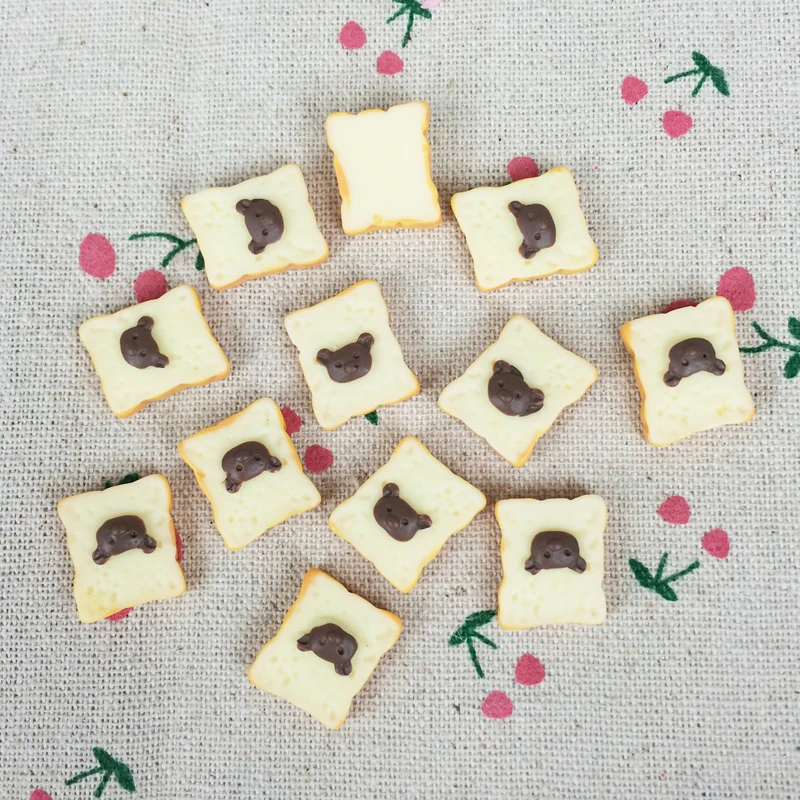 10Pieces Kawaii Flat Back Flatback Resin Cabochons Miniature Artificial Bear Bread Food DIY Decorative Craft:13*16mm
10Pieces Kawaii Flat Back Flatback Resin Cabochons Miniature Artificial Bear Bread Food DIY Decorative Craft:13*16mm
