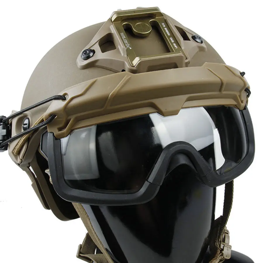 Tactical SF Helmet QD Anti Fog Goggles Wind Dust Protection Glasses for Helmet 
Tactical SF Helmet QD Anti Fog Goggles Wind Dust Protection Glasses for Helmet