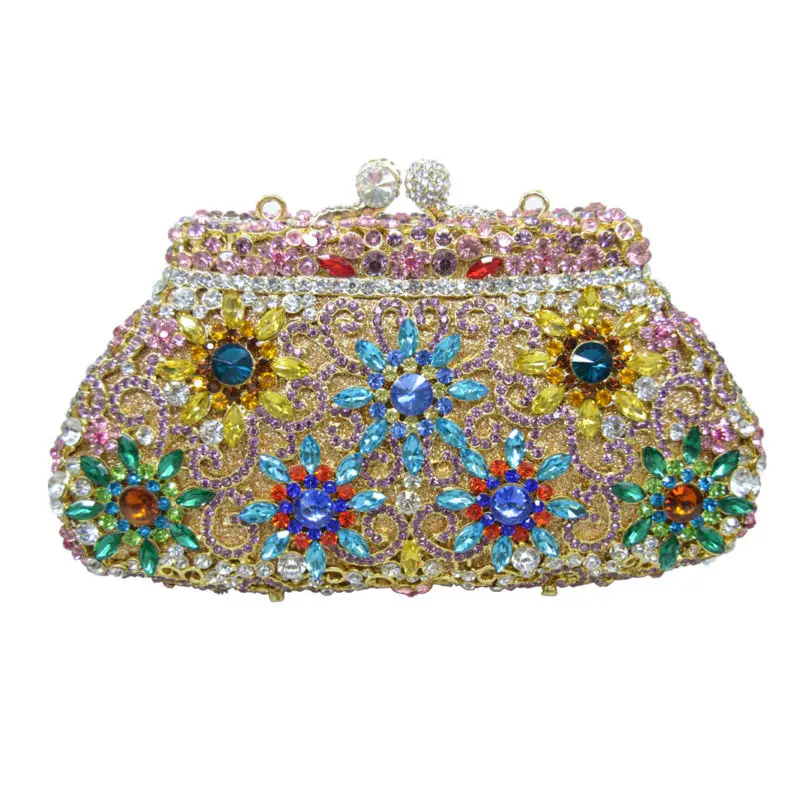 Europe Crown Pattern Rhinestone Clutch Bag Multicolor Diamond Dinner Bag Lady Crystal Evening Bag with Golden Chain Purse 88159
Europe Crown Pattern Rhinestone Clutch Bag Multicolor Diamond Dinner Bag Lady Crystal Evening Bag with Golden Chain Purse 88159