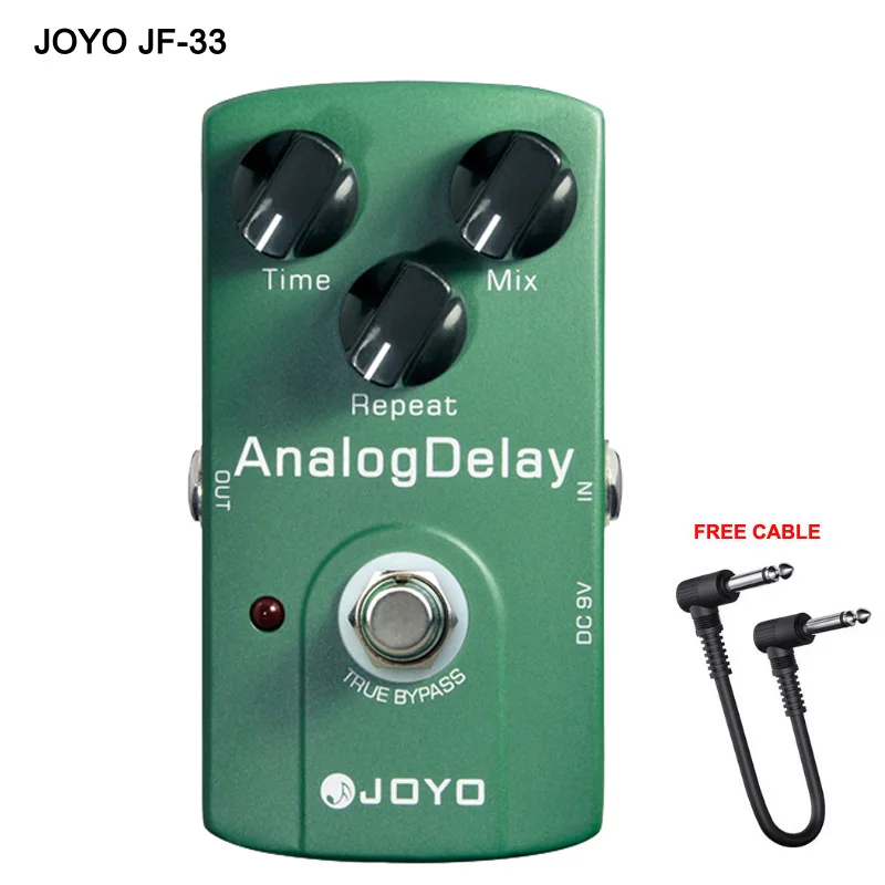 JOYO JF-33 Analog Delay Electric Guitar Effect Pedal True Bypass Effect Parts with a Free cable
JOYO JF-33 Analog Delay Electric Guitar Effect Pedal True Bypass Effect Parts with a Free cable