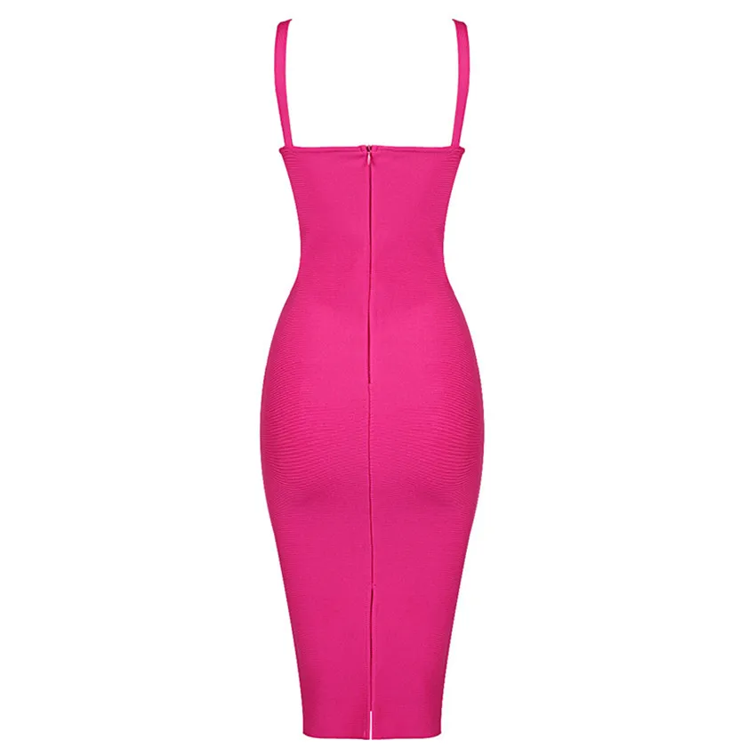 Bevenccel New Sexy Spaghetti Strap Bodycon Bandage Dress Women Sleeveless Elegant Celebrity Evening Party Dress 2019 Vestidos
Bevenccel New Sexy Spaghetti Strap Bodycon Bandage Dress Women Sleeveless Elegant Celebrity Evening Party Dress 2019 Vestidos