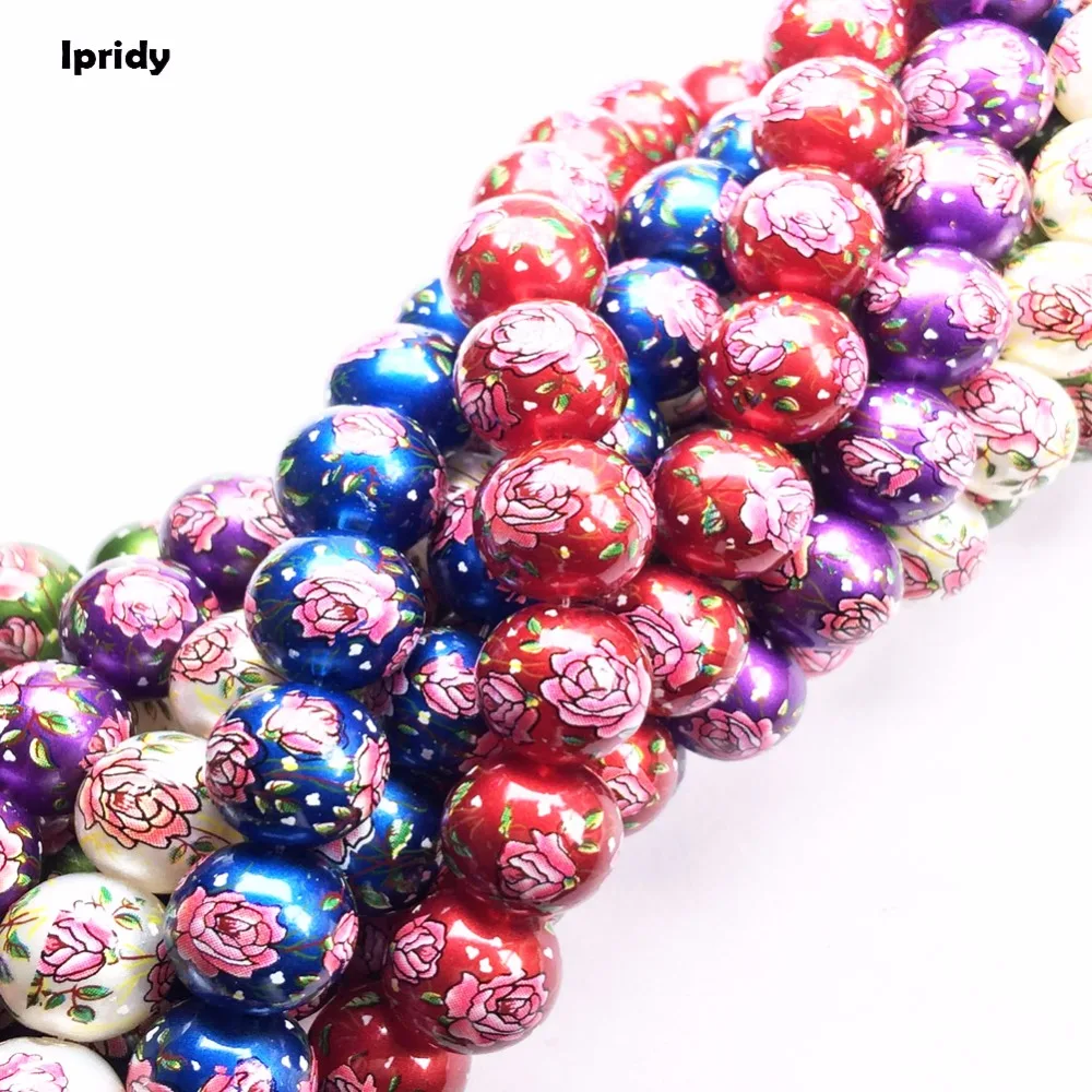 5Pcs/lot 12mm Glass Hand-painted Printing Beads with Pearl effect fit for Bracelet Necklace Spacer Beads
5Pcs/lot 12mm Glass Hand-painted Printing Beads with Pearl effect fit for Bracelet Necklace Spacer Beads