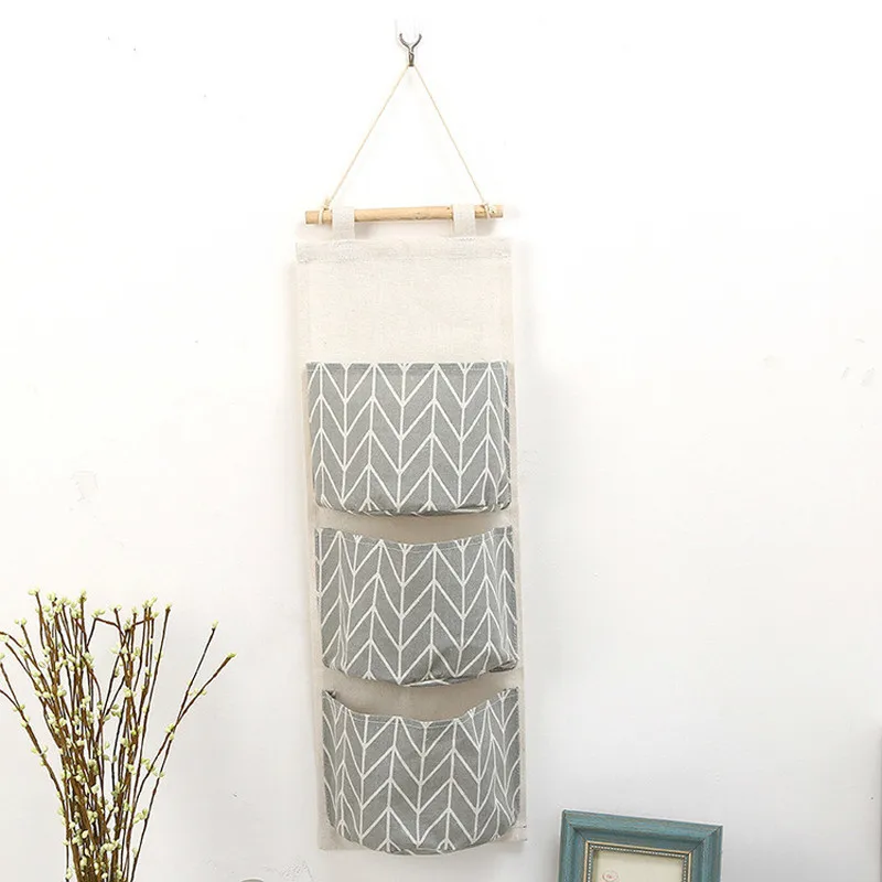 3 Pockets Cotton Linen Hanging Storage Bag Wall Mounted Door Pouch Home Decoration Cosmetic Toys Organizer
3 Pockets Cotton Linen Hanging Storage Bag Wall Mounted Door Pouch Home Decoration Cosmetic Toys Organizer