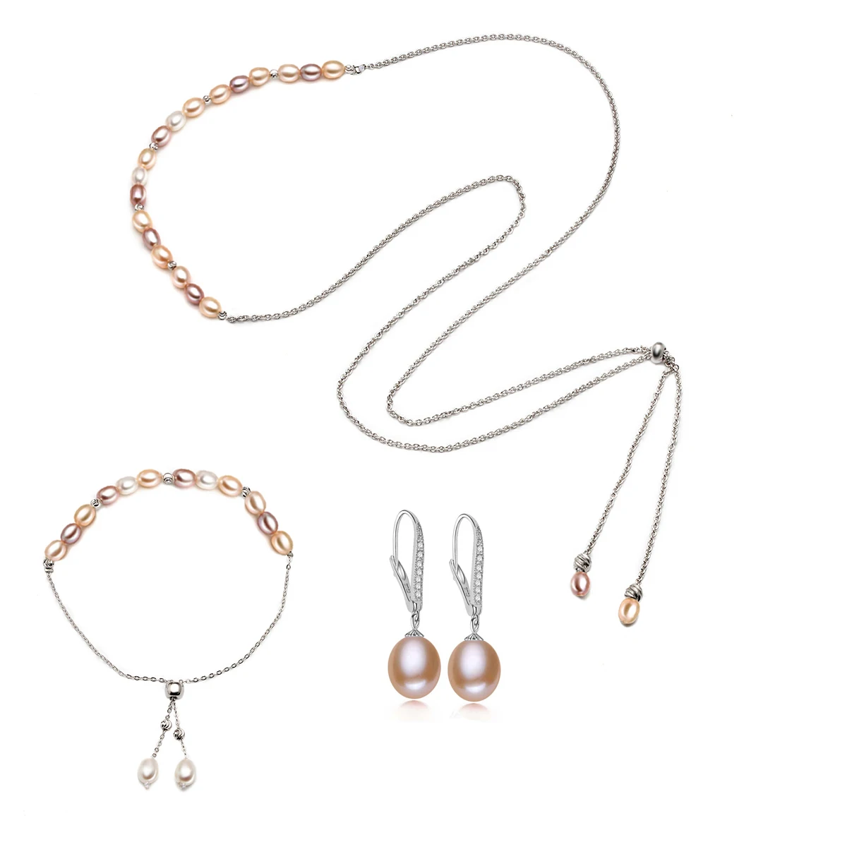 Fashion Real Pearl Jewelry Sets for Women,White Natural Pearl long Chain Necklace earrings jewelry sets girl christmas gift
Fashion Real Pearl Jewelry Sets for Women,White Natural Pearl long Chain Necklace earrings jewelry sets girl christmas gift